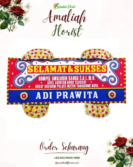 Papan Bunga Ucapan Selamat Sukolilo Baru